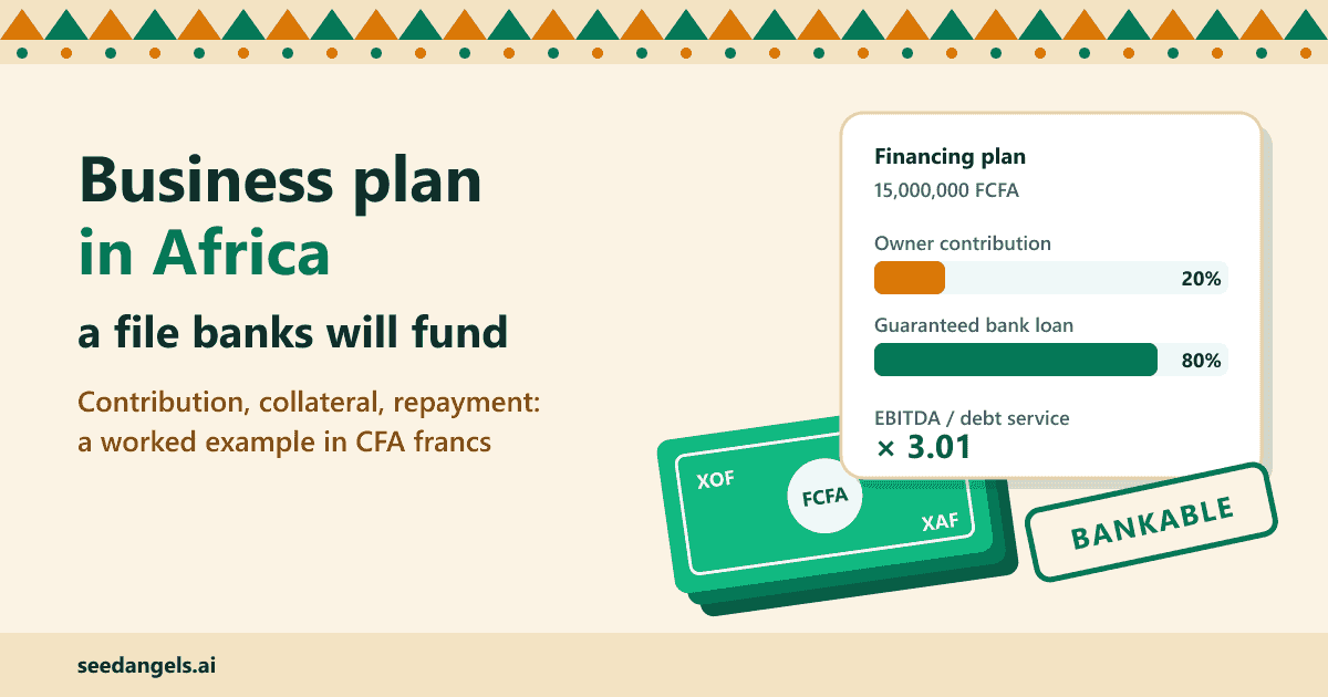 Bankable business plan in Africa: a CFA franc financing plan for an Abidjan eatery