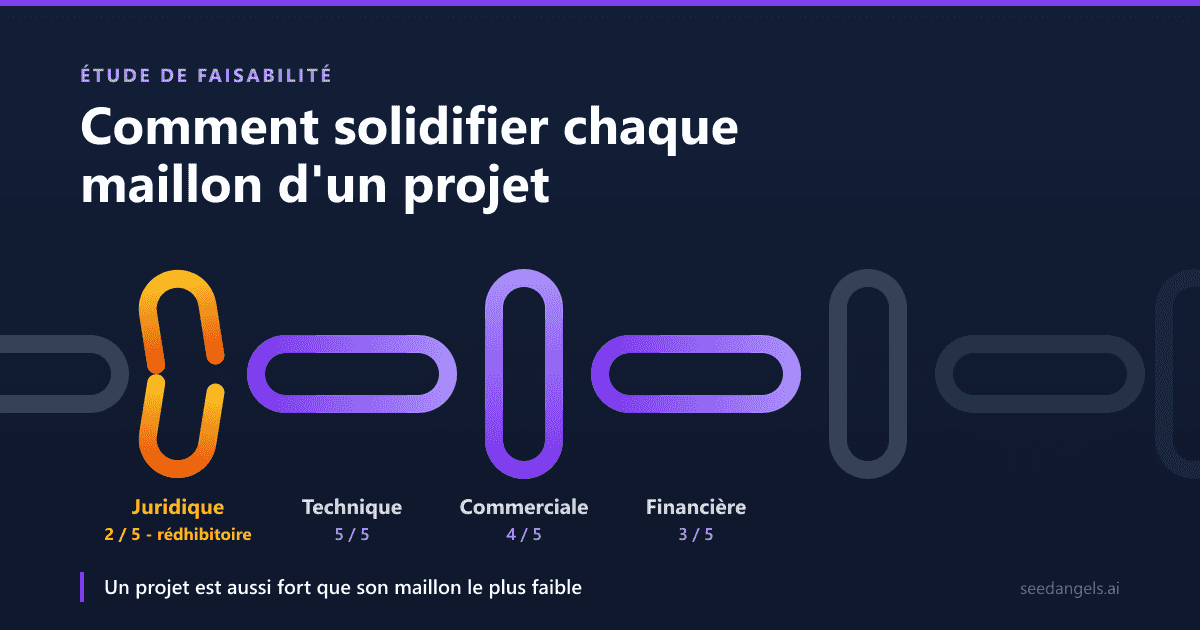 Les 4 dimensions d'une étude de faisabilité de création d'entreprise