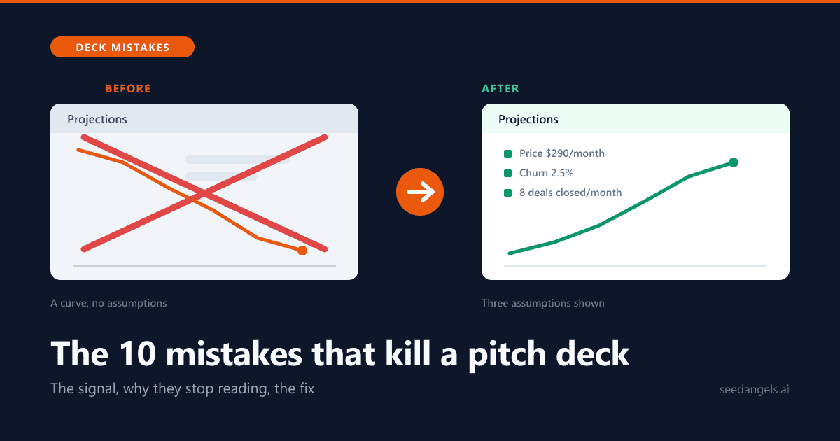 Common pitch deck mistakes and how to fix them