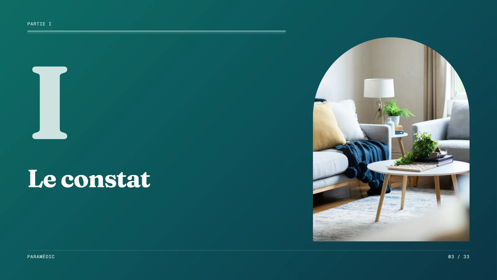 Exemple de pitch deck Atelier, startup SaaS Paramédic, slide 3